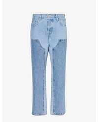 Levi's - 501 90's Patchwork Straight-leg Mid-rise Jeans - Lyst