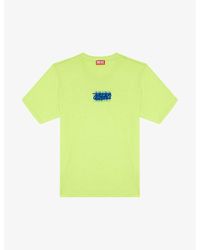 DIESEL - T Just N4 Maglietta Logo-print Cotton-jersey T-shirt - Lyst