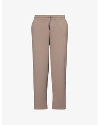 GYMSHARK - Crest Straight-Leg Cotton-Blend Jogging Bottoms - Lyst