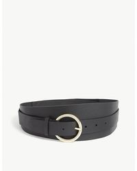 Sandro Celya Leather Belt - Black