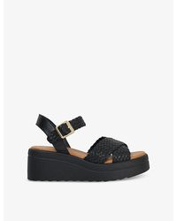 Dune - Kinleys Braided-Leather Sandals - Lyst