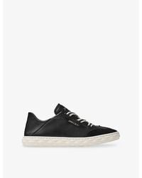 Jimmy Choo - Diamond Light Flex Leather Low-Top Trainers - Lyst