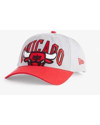 KTZ - 9twenty Chicago Bulls Brand-embroidered Cotton-twill Cap - Lyst