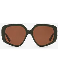 Chloé - Ch0204s Square-frame Acetate Sunglasses - Lyst