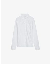 Zadig & Voltaire - Tyrone Relaxed-fit Long-sleeve Cotton Shirt - Lyst