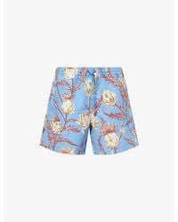 Loewe - X Paula's Ibiza Printed Swim Shorts - Lyst