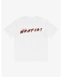 The Kooples - Slogan-Embroidered Short-Sleeve Cotton T-Shirt - Lyst