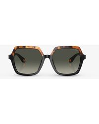 Giorgio Armani - Ar8193u Square-frame Acetate Sunglasses - Lyst