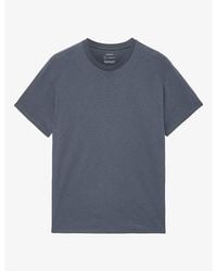 AllSaints - Hale Short-Sleeved Cotton-Jersey T-Shirt - Lyst