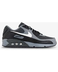 Nike - Air Max 90 Gore-tex Leather And Mesh Low-top Trainers - Lyst