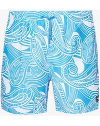 Speedo - Graphic-pattern Mid-rise Swim Short - Lyst