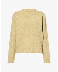 RÓHE Frames - Mouliné Crewneck Wool-Blend Jumper - Lyst