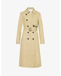 Maria McManus - Collared Double-breasted Regular-fit Organic Cotton Coat - Lyst