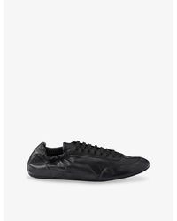 Prada - Collapse Leather Low-Top Trainers - Lyst