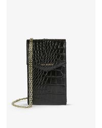 ted baker reflective croc backpack