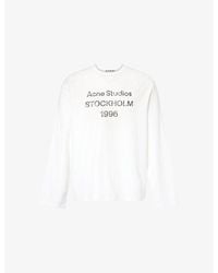Acne Studios - Edden 1996 Long-Sleeve Cotton T-Shirt - Lyst