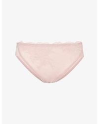 Wacoal - Vivid Attraction High Leg Stretch-Lace Briefs - Lyst