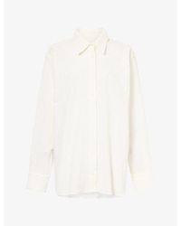 Hunza G - Oversized Resort Seersucker Shirt - Lyst