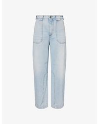 Loewe - X Paula's Ibiza Wide-Leg Denim Jeans - Lyst