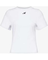 Axel Arigato - Script Logo-print Stretch-cotton T-shirt - Lyst