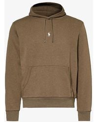 Polo Ralph Lauren - Logo-embroidered Relaxed-fit Cotton And Recycled-polyester-blend Hoody - Lyst