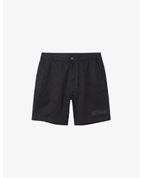 AllSaints - Circe Straight-Leg Lyocell Shorts - Lyst