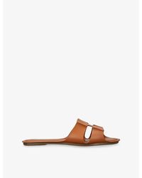 Rodo - Sellier Leather Sandals - Lyst