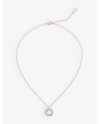 Cartier - Trinity 18ct Yellow, Rose And White Gold And 0.25ct Diamond Pendant Necklace - Lyst