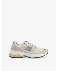 New Balance - 2010 Mesh And Faux-Leather Trainers - Lyst