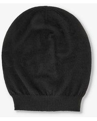 Rick Owens - Brushed-texture Fine-knit Cashmere Beanie - Lyst