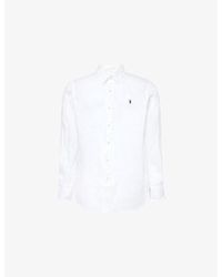 Polo Ralph Lauren - Button-Down Long-Sleeves Linen Shirt - Lyst