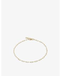 Monica Vinader - Essential 14Ct-Plated Vermeil 925 Sterling- Bracelet - Lyst