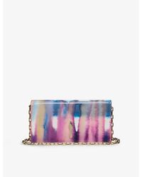 Christian Louboutin - Bettina Tie-Dye Leather Clutch - Lyst