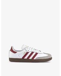 adidas - Samba Og Logo-Embellished Leather And Suede Low-Top Trainers - Lyst