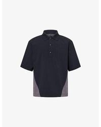 Manors - Shooter Branded Stretch-Woven Polo Shirt - Lyst