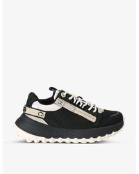 KG by Kurt Geiger - Lowell Logo-Print Faux-Leather Low-Top Trainers - Lyst
