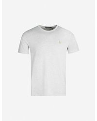 Polo Ralph Lauren - Logo-embroidered Custom Slim-fit Pima-cotton T-shirt - Lyst