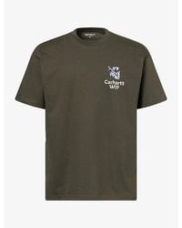 Carhartt - Grape Picker Graphic-Print Cotton T-Shirt - Lyst
