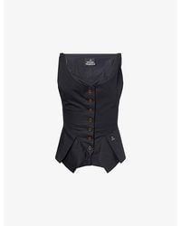 Vivienne Westwood - Monday Asymmetric Cotton Vest - Lyst