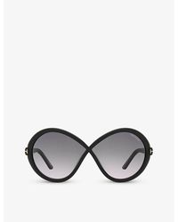Tom Ford - Tr001772 Jada Butterfly-frame Acetate Sunglasses - Lyst