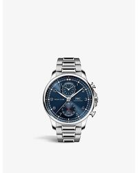 IWC Schaffhausen - Iw390701 Portugieser Stainless-steel Automatic Watch - Lyst