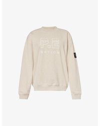 P.E Nation - Heads Up Logo-print Organic-cotton Sweatshirt X - Lyst