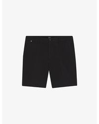 BOSS - Slim-Leg Modern-Fit Stretch-Cotton Shorts - Lyst