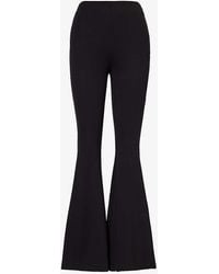 Reformation - Jolie Straight-leg High-rise Stretch-woven Trousers - Lyst