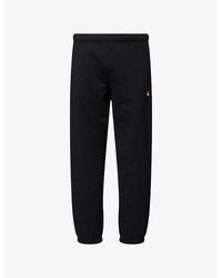 Carhartt - Chase Embroidered-Logo Cotton-Blend Jersey Jogging Bottoms - Lyst