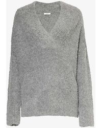 Vince - Brushed-texture Relaxed-fit Knitted Jumper - Lyst