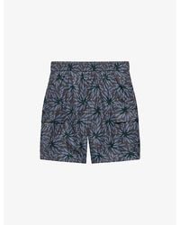 Prada - Re-Nylon Floral-Print Swim Shorts - Lyst