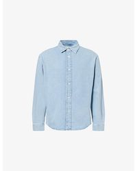 FRAME - Classic Denim Shirt - Lyst