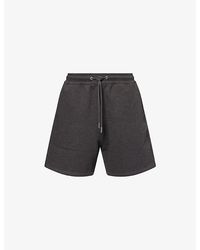 Ami Paris - Relaxed-Fit Drawstring-Waist Cotton-Jersey Shorts - Lyst