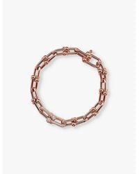 Tiffany & Co. - Tiffany Hardwear Medium Link 18Ct Rose- And 1.39Ct Diamond Bracelet - Lyst